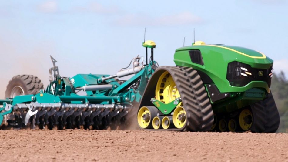 Autonomous Electric Tractor Future of Farming John Deere